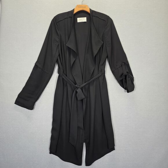 Vintage Jackets & Blazers - Aritzia Babaton Quincey Jacket Trench Small S Black Coat Work Blazer